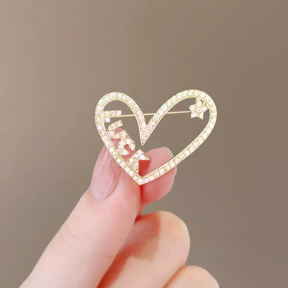 Women's Alloy Antislip Brooch With Flower Pattern And Electroplating Design
