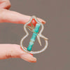 Women's Alloy Bamboo Gourd Flower Brooch With Electroplating Treatment Antique Elegant Style