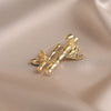 Women's Alloy Bamboo Stepbystep Design Electroplated Suit Brooch Pin Accessories