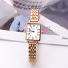Women's Alloy Band Rectangle Dial Leisure Style Quartz Watch