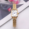 Women's Alloy Band Rectangle Dial Leisure Style Quartz Watch