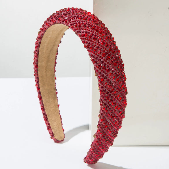 Women's Alloy Baroque Geometric Diamond Headband Hair Accessory