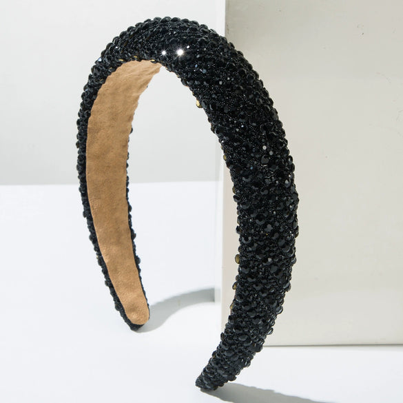 Women's Alloy Baroque Geometric Diamond Headband Hair Accessory