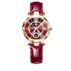 Women's Alloy Belt Fashion Retro Nonmechanical Watch With Round Dial And Imitation Leather Strap