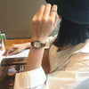 Women's Alloy Belt Square Dial Retro Leisure Watch