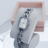 Women's Alloy Bracelet Watch Square Diamond Set Quartz Fashion Elegant Casual