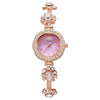 Women's Alloy Bracelet Watch With Fashionable Style And Spiral Crown