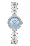 Women's Alloy Bracelet Watch With Round Dial Spiral Crown Jewelry Buckle Mineral Reinforced Mirror Feminine And Super Fairy Style