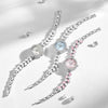 Women's Alloy Bracelet Watch With Round Dial Spiral Crown Jewelry Buckle Mineral Reinforced Mirror Feminine And Super Fairy Style