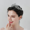 Women's Alloy Bridal Jewelry Baroque Rhinestone Headband With Olive Branch Pattern And Diamond Treatment
