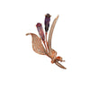 Women's Alloy Brooch With Electroplating And Plants Flowers Design