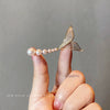 Women's Alloy Brooch With Fish Tail Shape And Flower Pattern Highend Cute Style With Electroplating