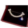 Women's Alloy Brooch With Flower And Geometric Pattern Electroplated Design