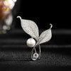 Women's Alloy Brooch With Flower Pattern And Electroplating Treatment