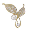Women's Alloy Brooch With Flower Pattern And Electroplating Treatment