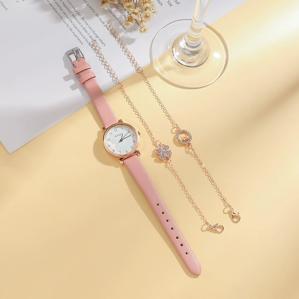 Women's Alloy Canvas Strap Round Dial Quartz Watch With Spiral Crown And Ordinary Glass Mirror In Leisure Style