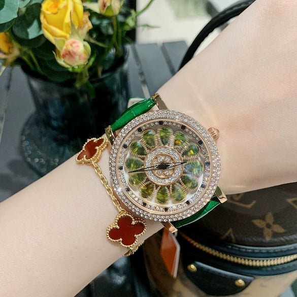 Women's Alloy Case Belt Strap Round Dial Leisure Style Watch