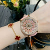 Women's Alloy Case Belt Strap Round Dial Leisure Style Watch