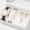 Women's Alloy Case Imitation Leather Strap Round Dial Medieval Style Watches