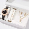Women's Alloy Case Imitation Leather Strap Round Dial Medieval Style Watches