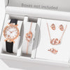 Women's Alloy Case Imitation Leather Strap Round Dial Medieval Style Watches