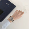 Women's Alloy Case Ordinary Glass Mirror Leisure Style Gipsophila Wristwatch