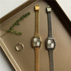 Women's Alloy Case Ordinary Glass Mirror Leisure Style Quartz Watch