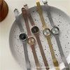 Women's Alloy Case Ordinary Glass Mirror Simple Retro Fashion Watch