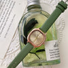 Women's Alloy Case Ordinary Glass Mirror Square Dial Leisure Style Vintage Watch