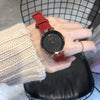 Women's Alloy Case Quartz Watch With Imitation Leather Strap And Stainless Steel Clasp Round Dial Casual Style