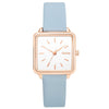 Women's Alloy Case Quartz Watch With Printed Logo Round Dial And Leisure Style