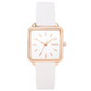 Women's Alloy Case Quartz Watch With Printed Logo Round Dial And Leisure Style