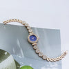 Women's Alloy Casual Quartz Bracelet Watch With Round Dial And Stainless Steel Buckle