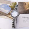 Women's Alloy Casual Simple Round Dial Pointer Bracelet Watch