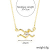 Women's Alloy Constellation O Chain Necklace