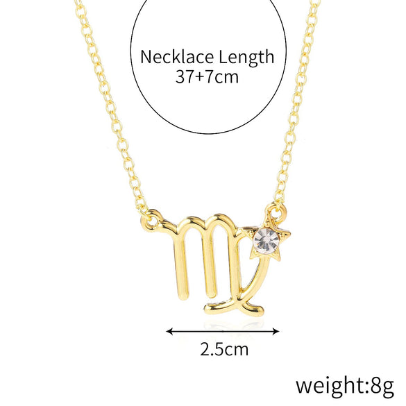 Women's Alloy Constellation O Chain Necklace