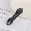Women's Alloy Crystal Bow Spring Clip Hair Accessory With Electroplating