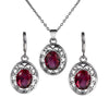 Women's Alloy Eggshaped Hollow Petal Ear Buckle Pendant Necklace With Electroplating And Original Geometric Design