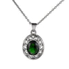 Women's Alloy Eggshaped Hollow Petal Ear Buckle Pendant Necklace With Electroplating And Original Geometric Design