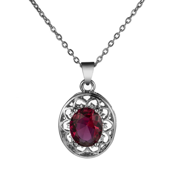 Women's Alloy Eggshaped Hollow Petal Ear Buckle Pendant Necklace With Electroplating And Original Geometric Design