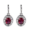 Women's Alloy Eggshaped Hollow Petal Ear Buckle Pendant Necklace With Electroplating And Original Geometric Design