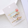 Women's Alloy Electroplated Love Magic Wand Cute Oneword Clip Side Clip Bangs Hair Accessories Hairpin Set