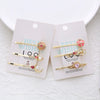 Women's Alloy Electroplated Love Magic Wand Cute Oneword Clip Side Clip Bangs Hair Accessories Hairpin Set