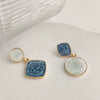 Women's Alloy Electroplated Minimalist Geometric Earrings
