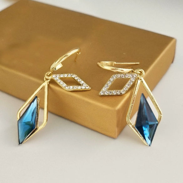 Women's Alloy Electroplated Minimalist Geometric Earrings