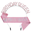 Women's Alloy Electroplated Rhinestone Headband Crown Belt For Birthday
