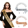 Women's Alloy Electroplated Rhinestone Headband Crown Belt For Birthday