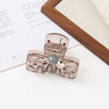 Women's Alloy Electroplated Small Fresh Style Plants Flowers Hair Gripper Shark Clip