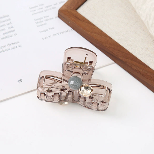 Women's Alloy Electroplated Small Fresh Style Plants Flowers Hair Gripper Shark Clip