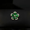 Women's Alloy Electroplated Threedimensional Flower Collar Pin Brooch Retro Style